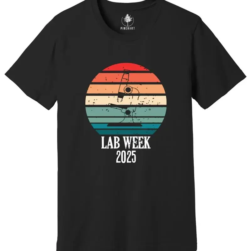 Medical Lab Week 2025 - 레트로 연구소 주간 2025 티셔츠, 의료