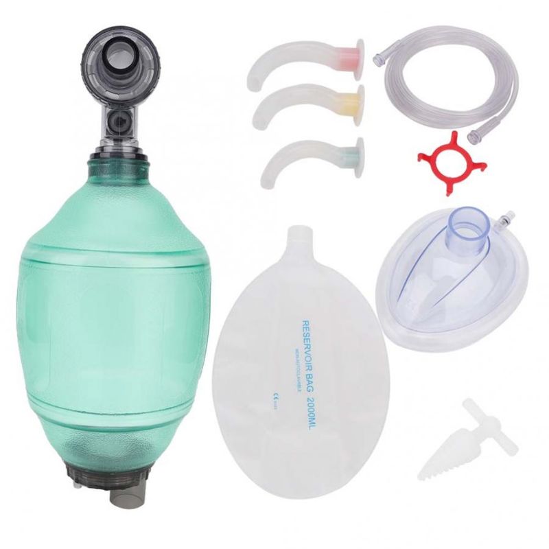 First Aid Kit - 성인 수동 Resuscitator PVC Ambu 가방