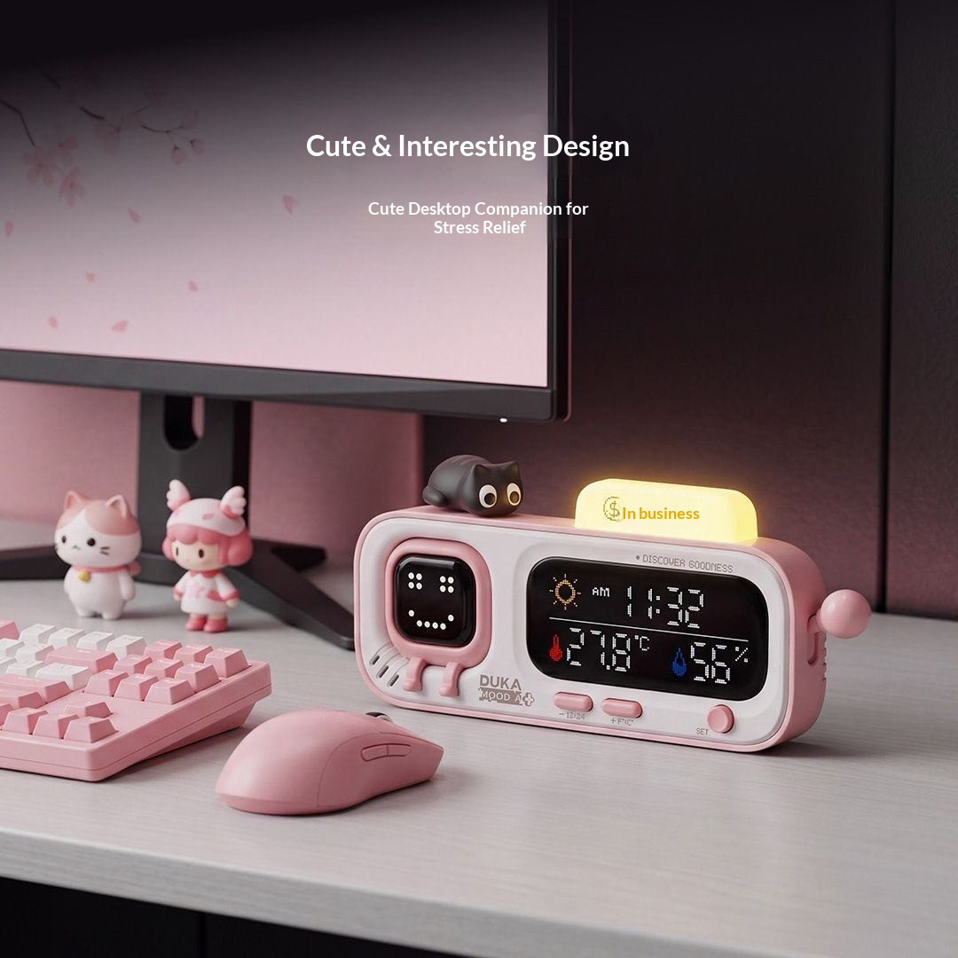 DUKA MOODA 스마트 데스크탑 온도 습도 시계 전 - Thermometer Digital 리뷰 및 가격