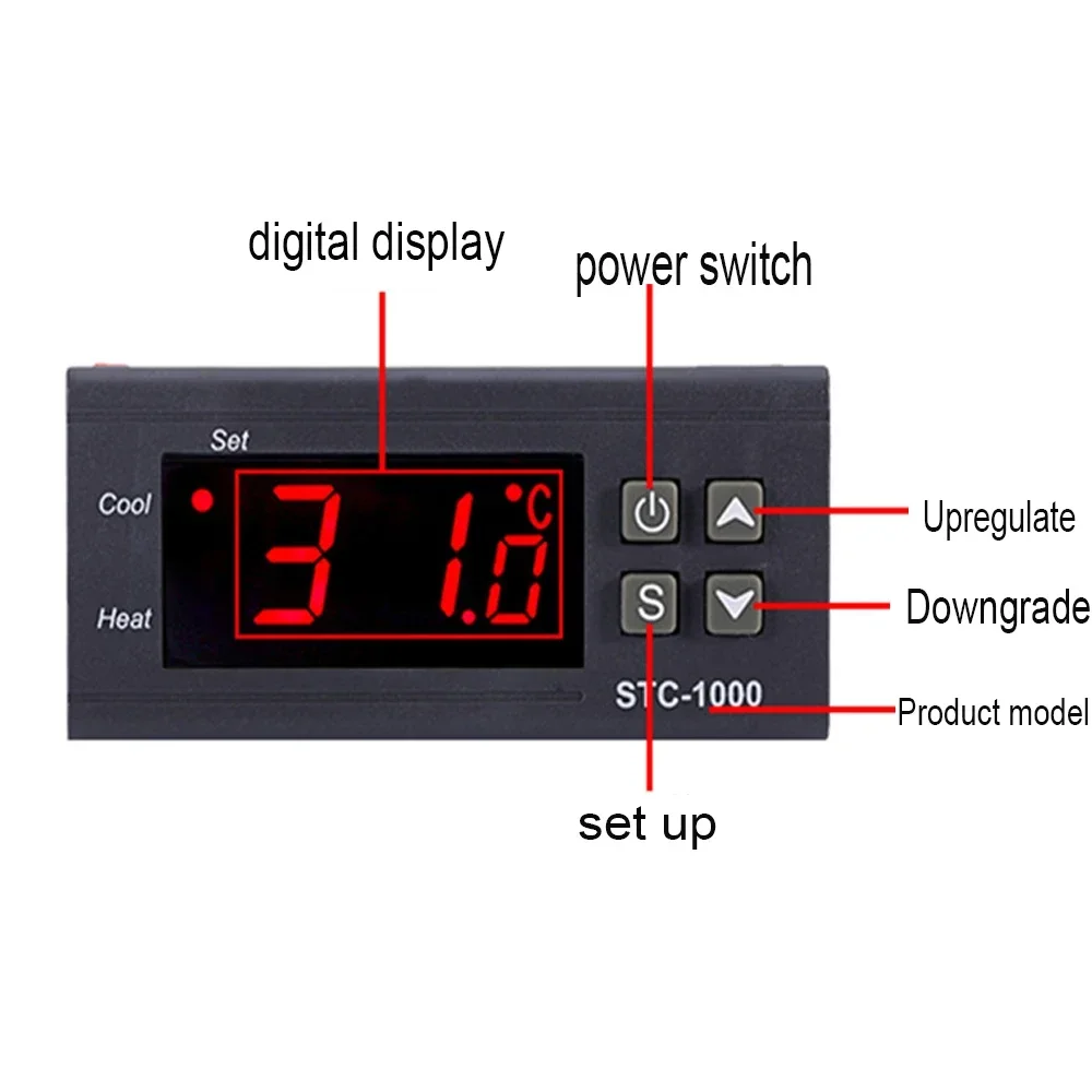STC-1000 스마트 온도 컨트롤러 LED 디지털 온 - Lab Incubator 리뷰 및 가격
