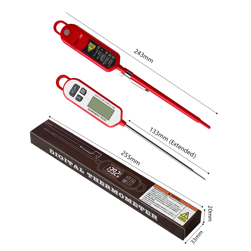 디지털 고기 온도계 즉시 판독 백라이트 디스플레이, 물 - Thermometer Digital 리뷰 및 가격