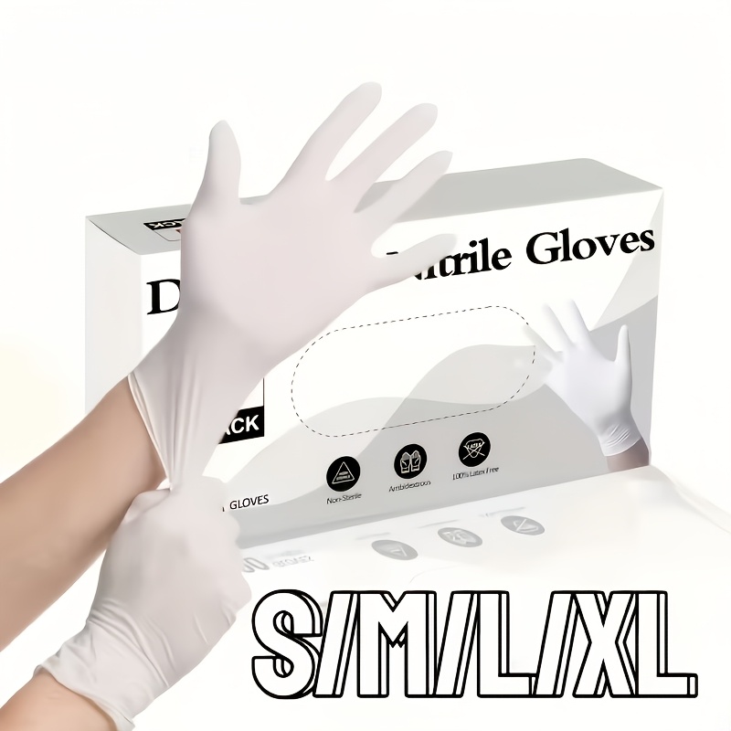 헤비 듀티 화이트 니트릴 장갑, 미끄럼 방지 및 절단  - Medical Gloves 리뷰 및 가격