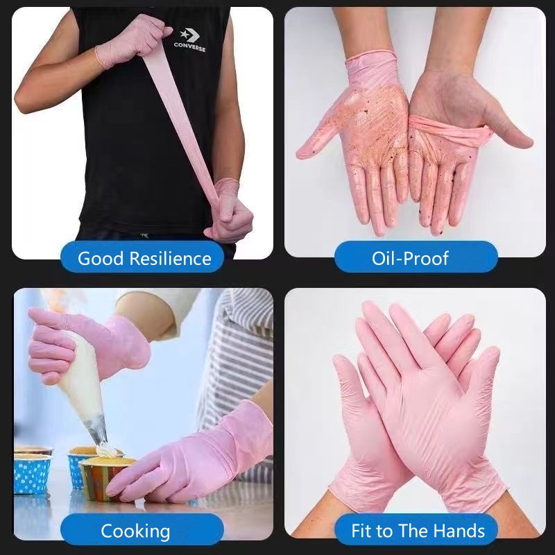 100PCS 일회용 니트릴 장갑 라텍스 프리 청소 장갑 - Medical Gloves 리뷰 및 가격