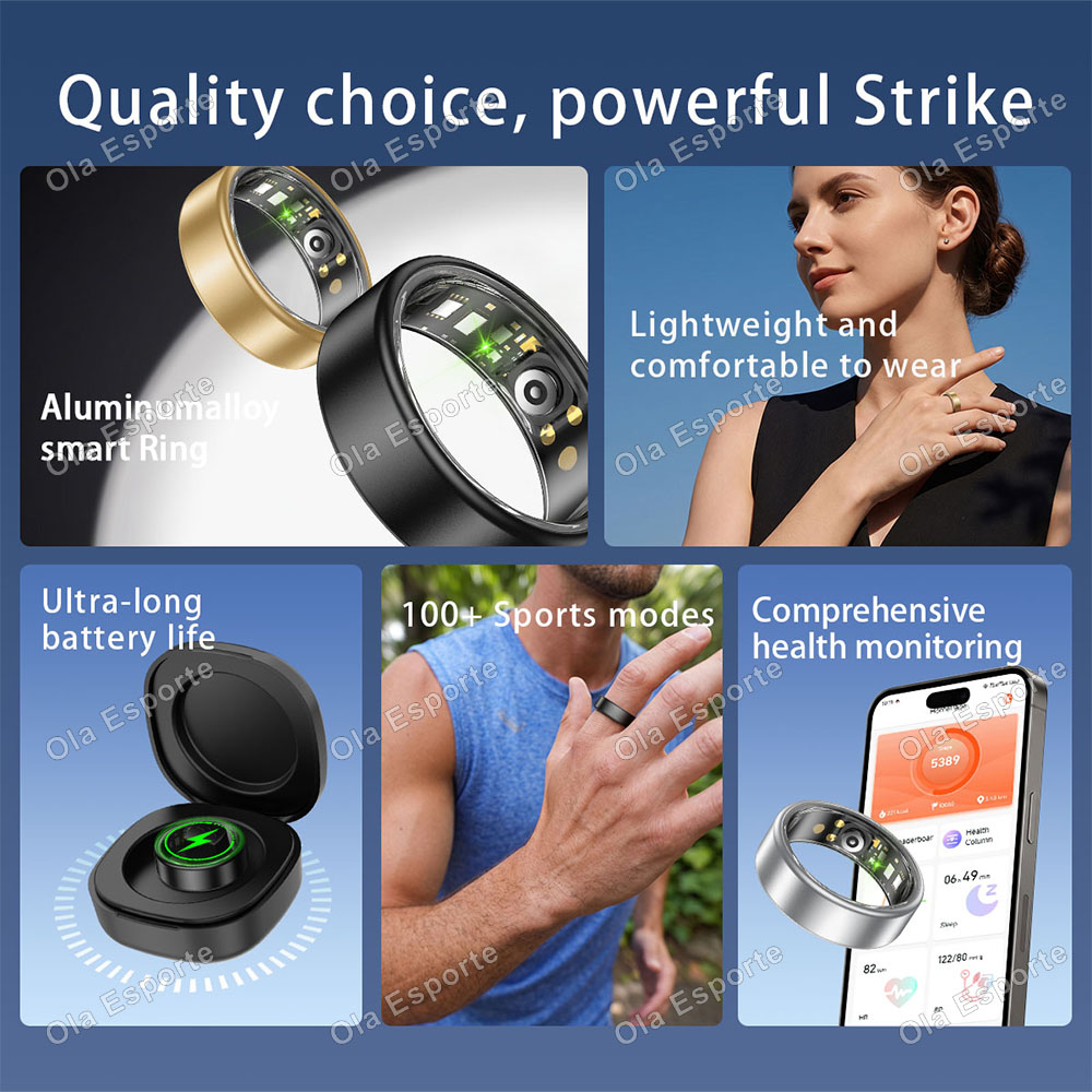Ola Esporte 스마트 링 남성 여성 커플 스마트 - Blood Pressure Monitor 리뷰 및 가격