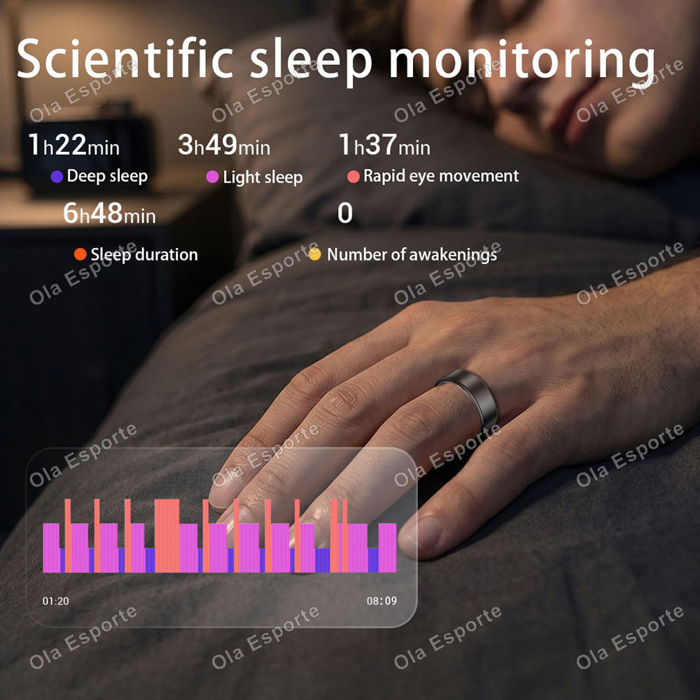 Ola Esporte 스마트 링 남성 여성 커플 스마트 - Blood Pressure Monitor 리뷰 및 가격