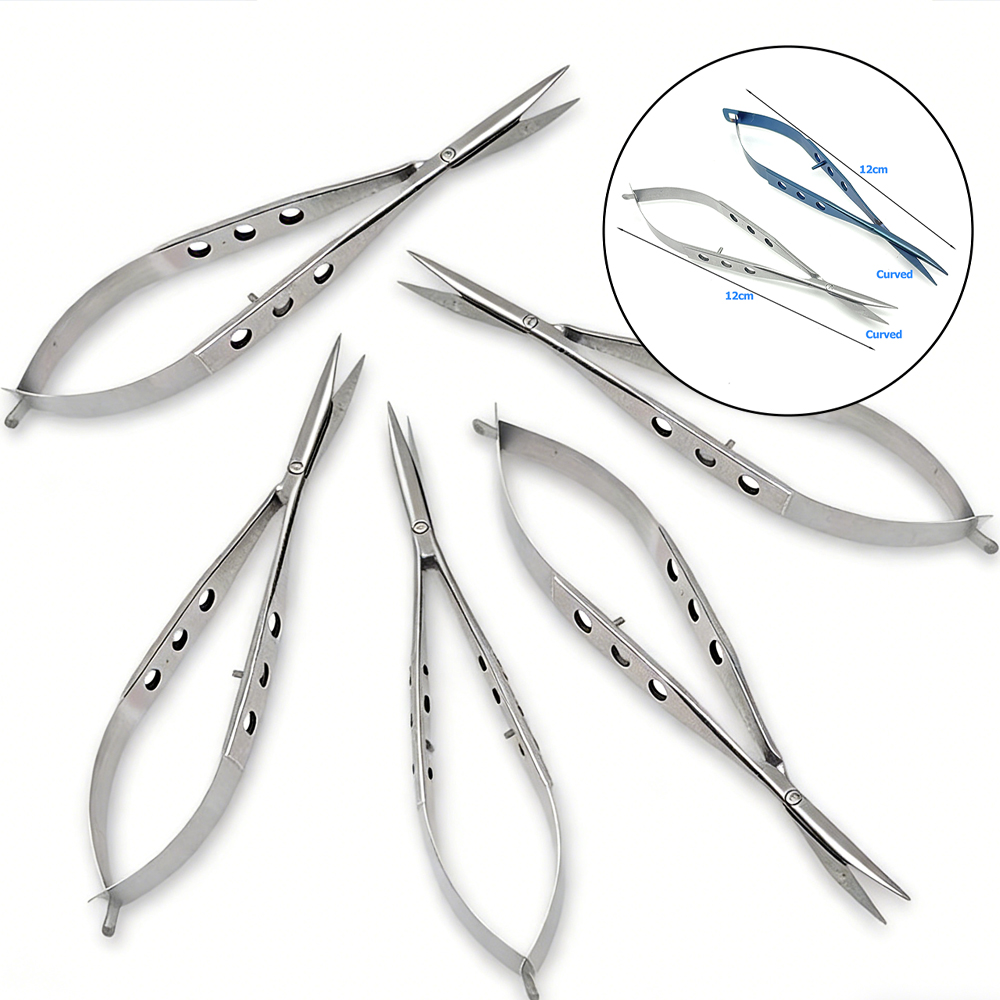 5pcs 결막 눈 가위 무딘 곡선형 안과 수술 도구 스 - Medical Scissors 리뷰 및 가격
