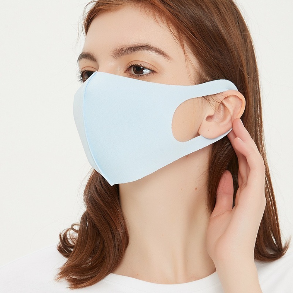 새로운 통기성 아이스 실크 마스크 자외선 차단 세탁 가 - Surgical Mask 리뷰 및 가격