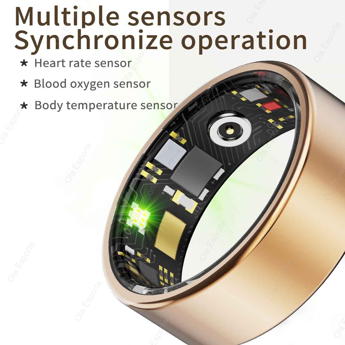 새로운 다기능 스마트 링, 남성용/여성용, 충전 케이스 - Blood Pressure Monitor 리뷰 및 가격